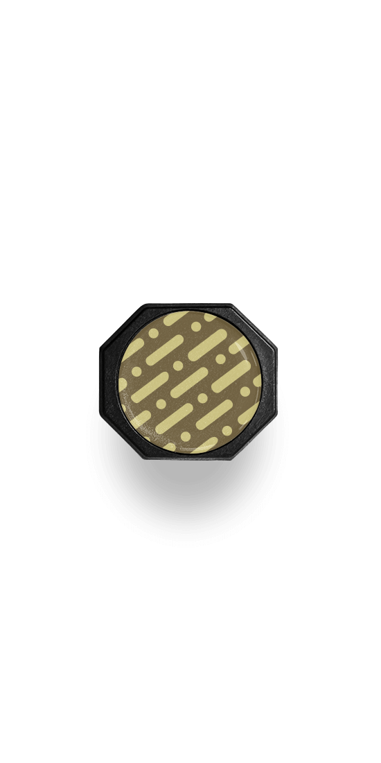 Dink & Dash Custom Pickleball Paddle - End cap