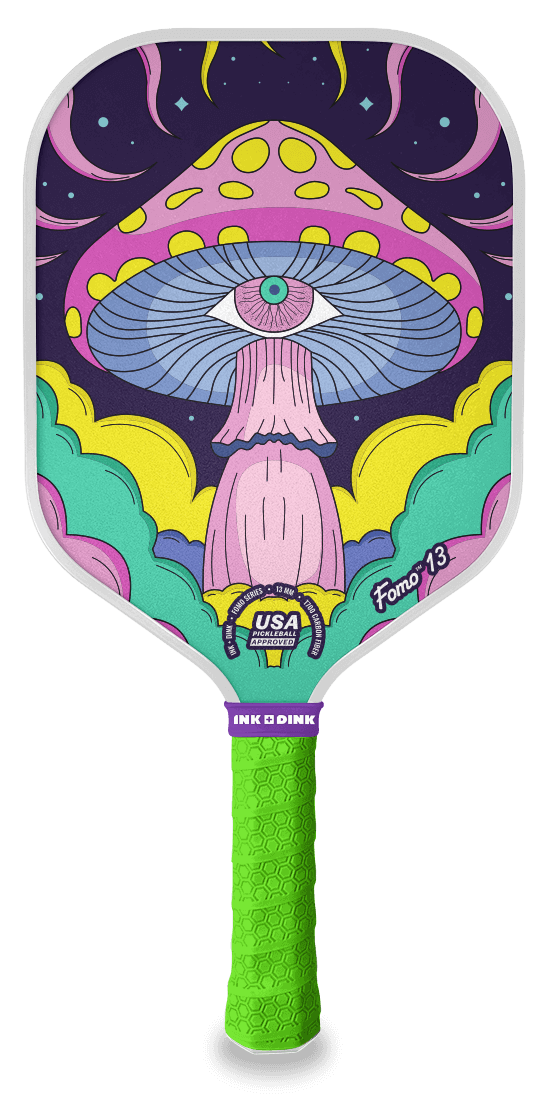 Shroom Bloom Custom Pickleball Paddle - Front